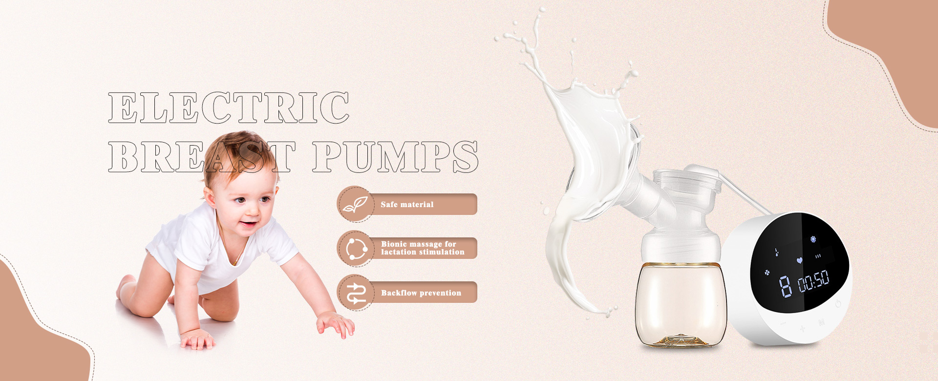 Fabricante de bombas tira leite elétricas na China