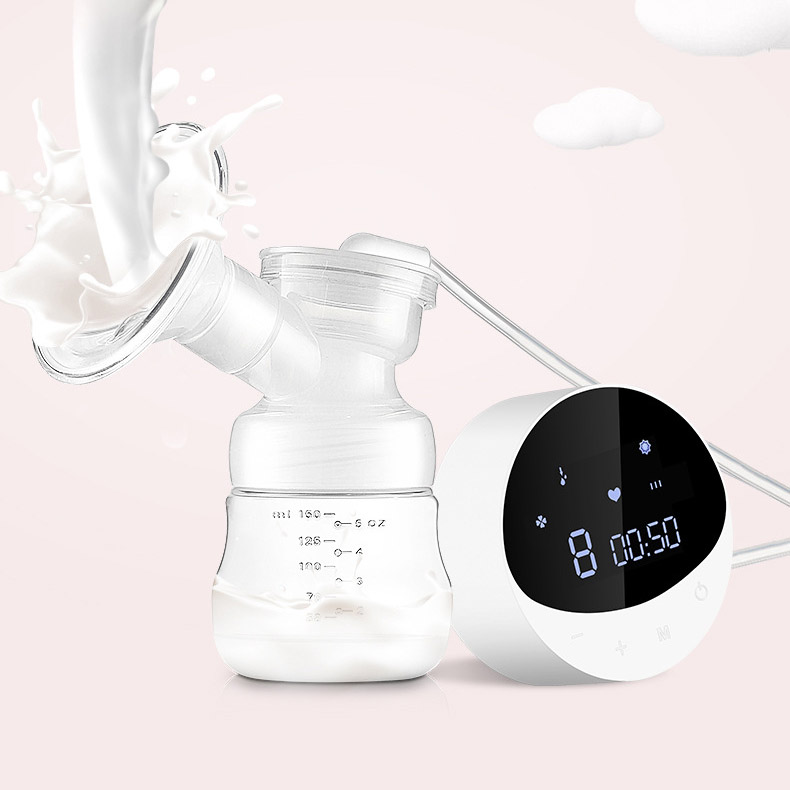 Bomba tira leite elétrica modelo redondo grande bilateral